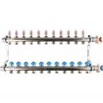 REHAU Распределительный коллектор HKV-D на 11 контуров (нерж .сталь)