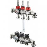 OVENTROP Группа коллекторная Oventrop "Multidis SF 3" со встроенными ротаметрами на 3 контура