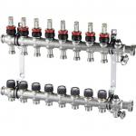 OVENTROP Группа коллекторная Oventrop &quot;Multidis SF 12&quot; со встроенными ротаметрами на 12 контуров