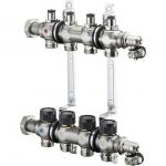 OVENTROP Группа коллекторная Oventrop "Multidis SF со встроенными регулирующими вставками на 10 контура