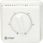 STOUT STE-0001-000001 комнатный проводной термостат TI-N с переключателем зима-лето и светодиодом